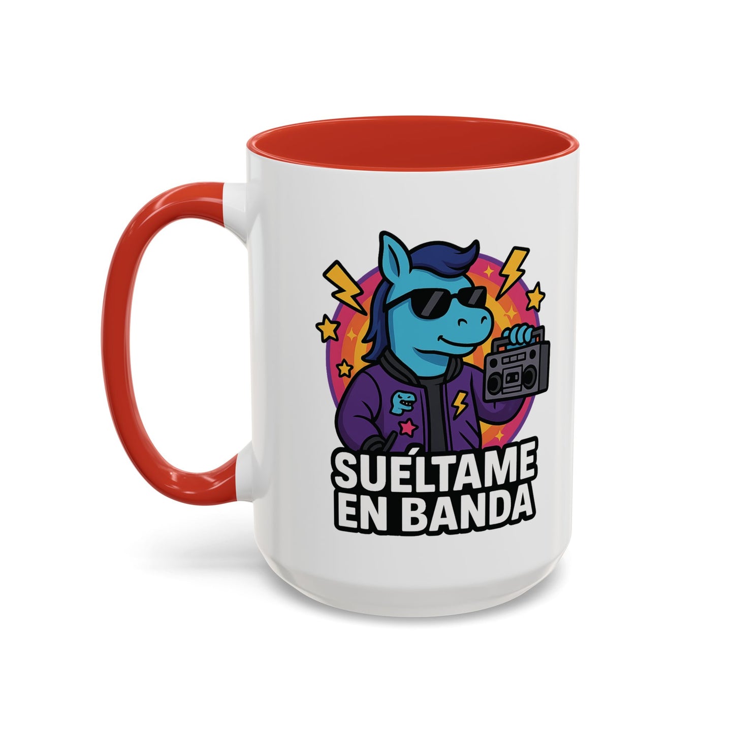DO - Taza Cerámica 📻 Suéltame en Banda (Reset BoomBox)