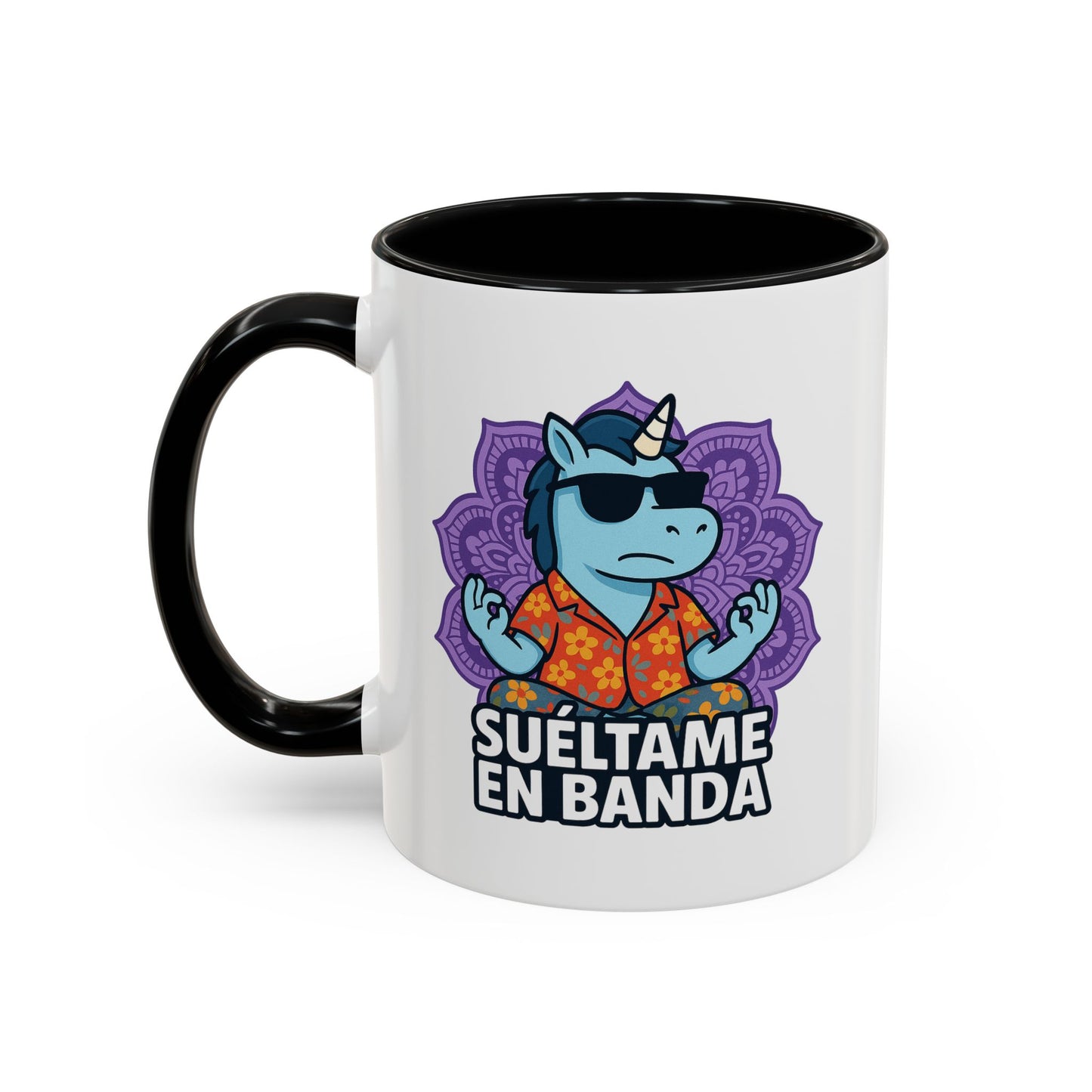 DO - Taza Cerámica🧘🏽♂️ Suéltame en Banda (Edición Mandala)