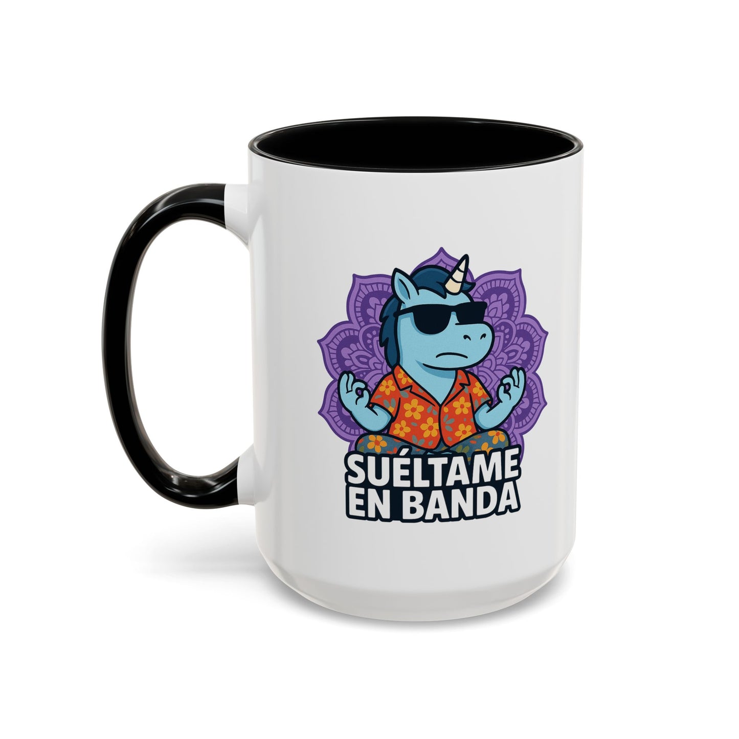 DO - Taza Cerámica🧘🏽♂️ Suéltame en Banda (Edición Mandala)