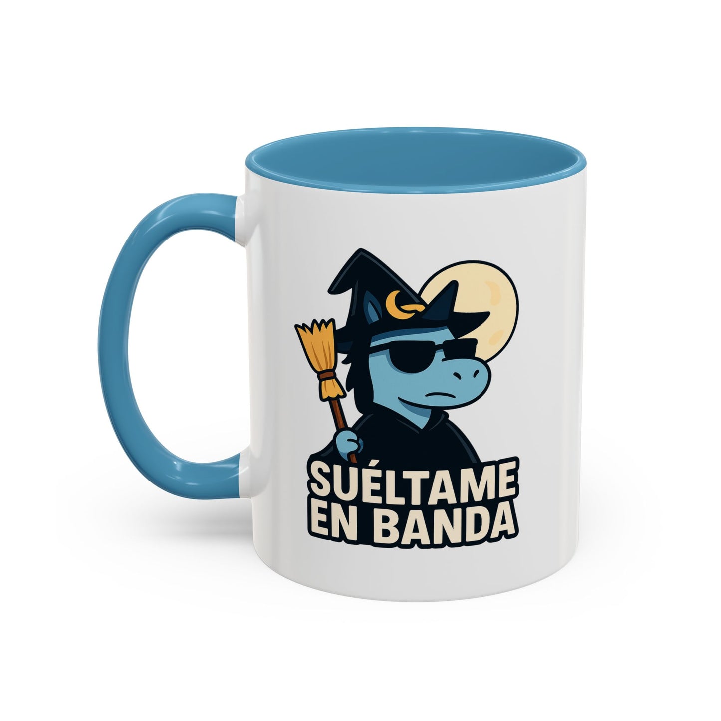 DO - Taza Cerámica 🧹Suéltame en Banda (Edición Bruja Fría y Lejana)
