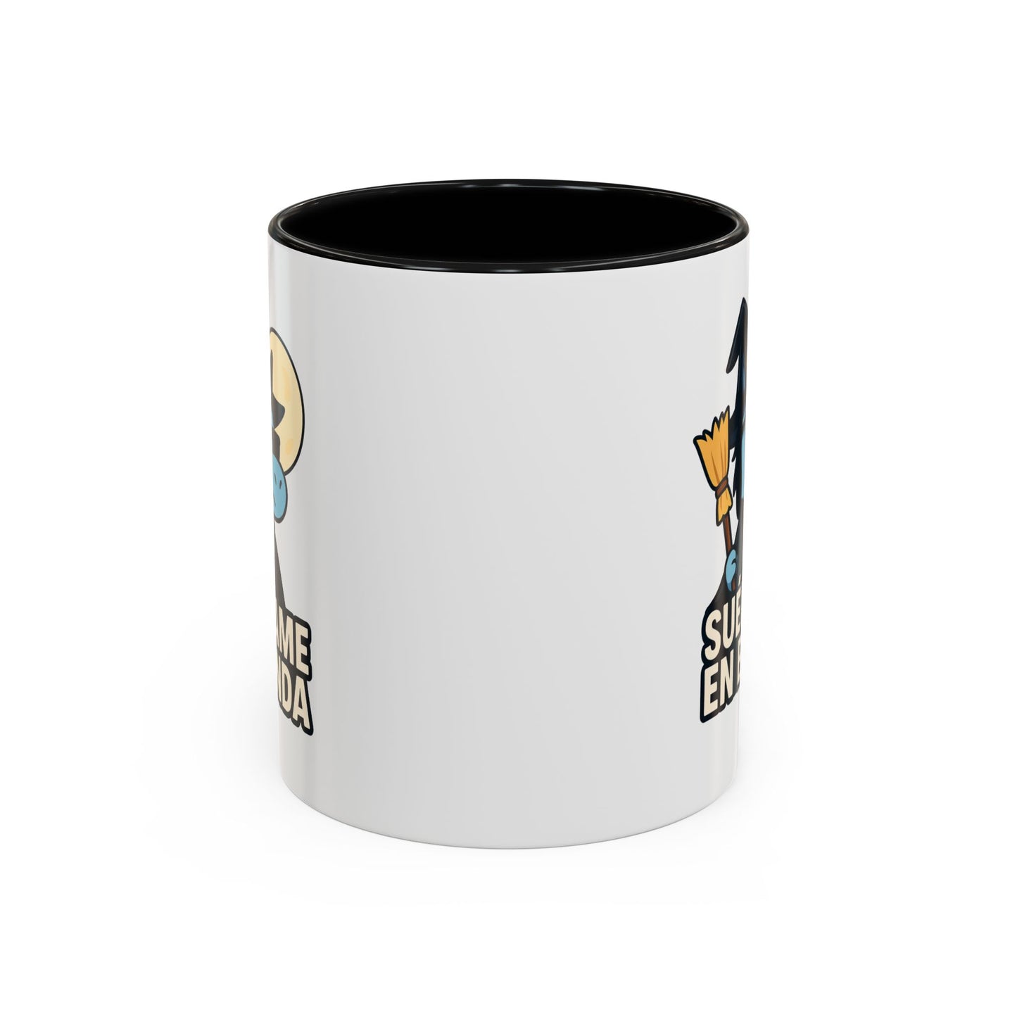 DO - Taza Cerámica 🧹Suéltame en Banda (Edición Bruja Fría y Lejana)