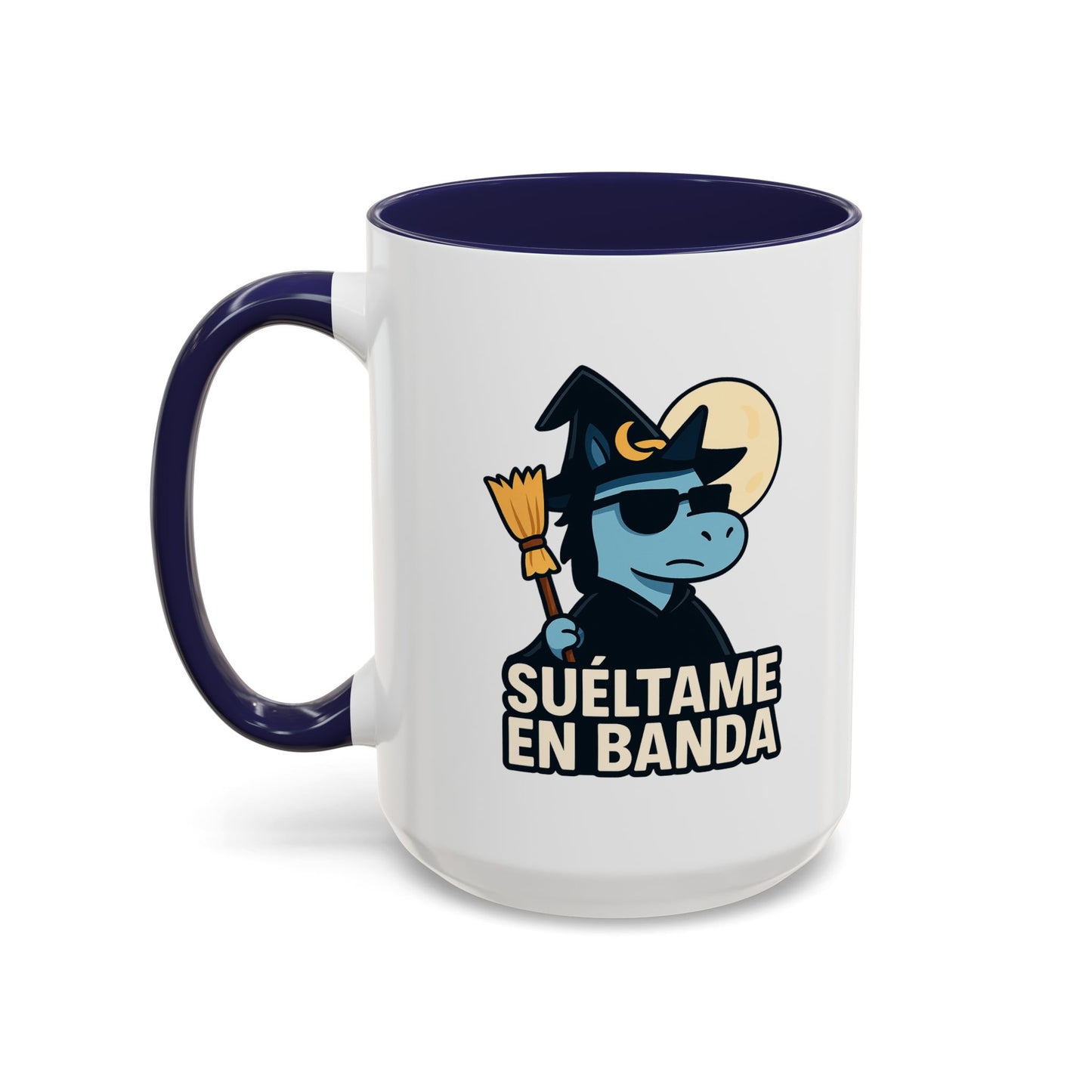 DO - Taza Cerámica 🧹Suéltame en Banda (Edición Bruja Fría y Lejana)