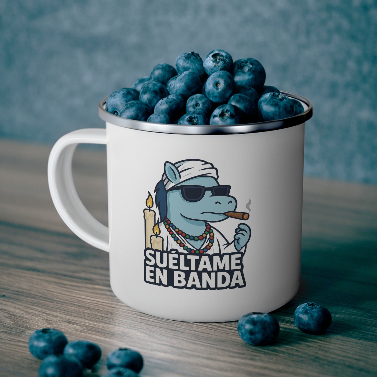 DO - Taza metálica - Suéltame en Banda Santería Edition