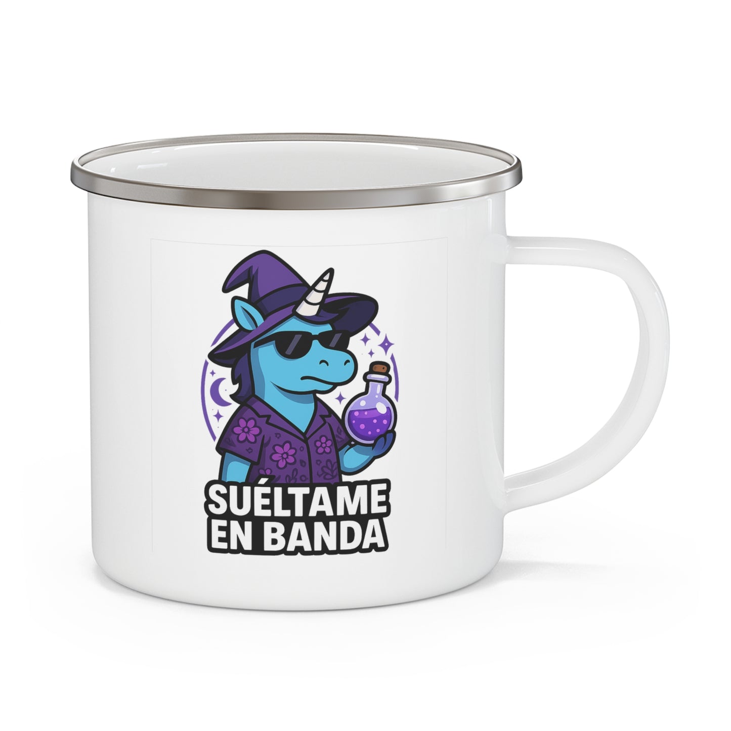 DO - Taza metálica 🔮 Suéltame en Banda (Edición Bruja Pasiva-Aggresiva)