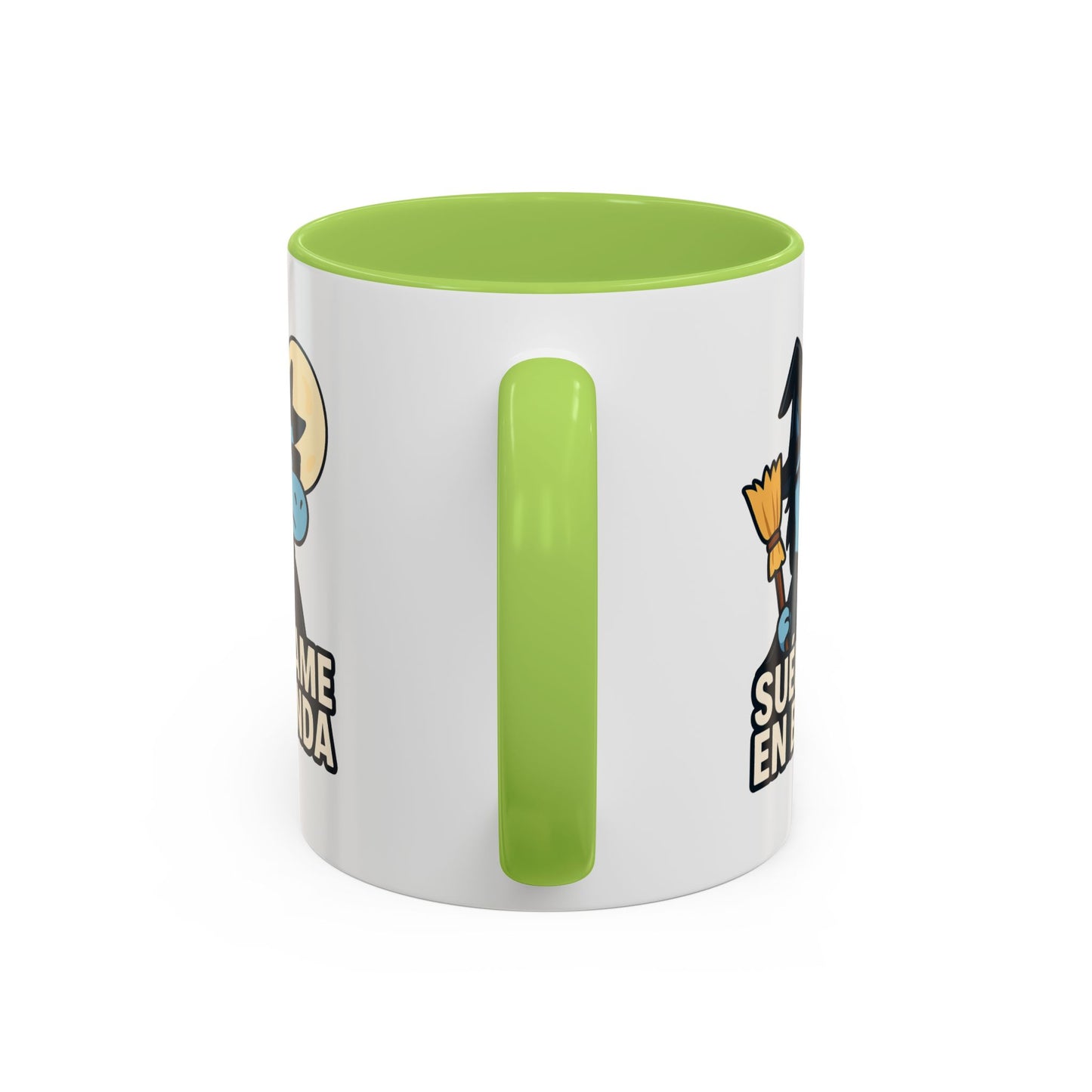 DO - Taza Cerámica 🧹Suéltame en Banda (Edición Bruja Fría y Lejana)