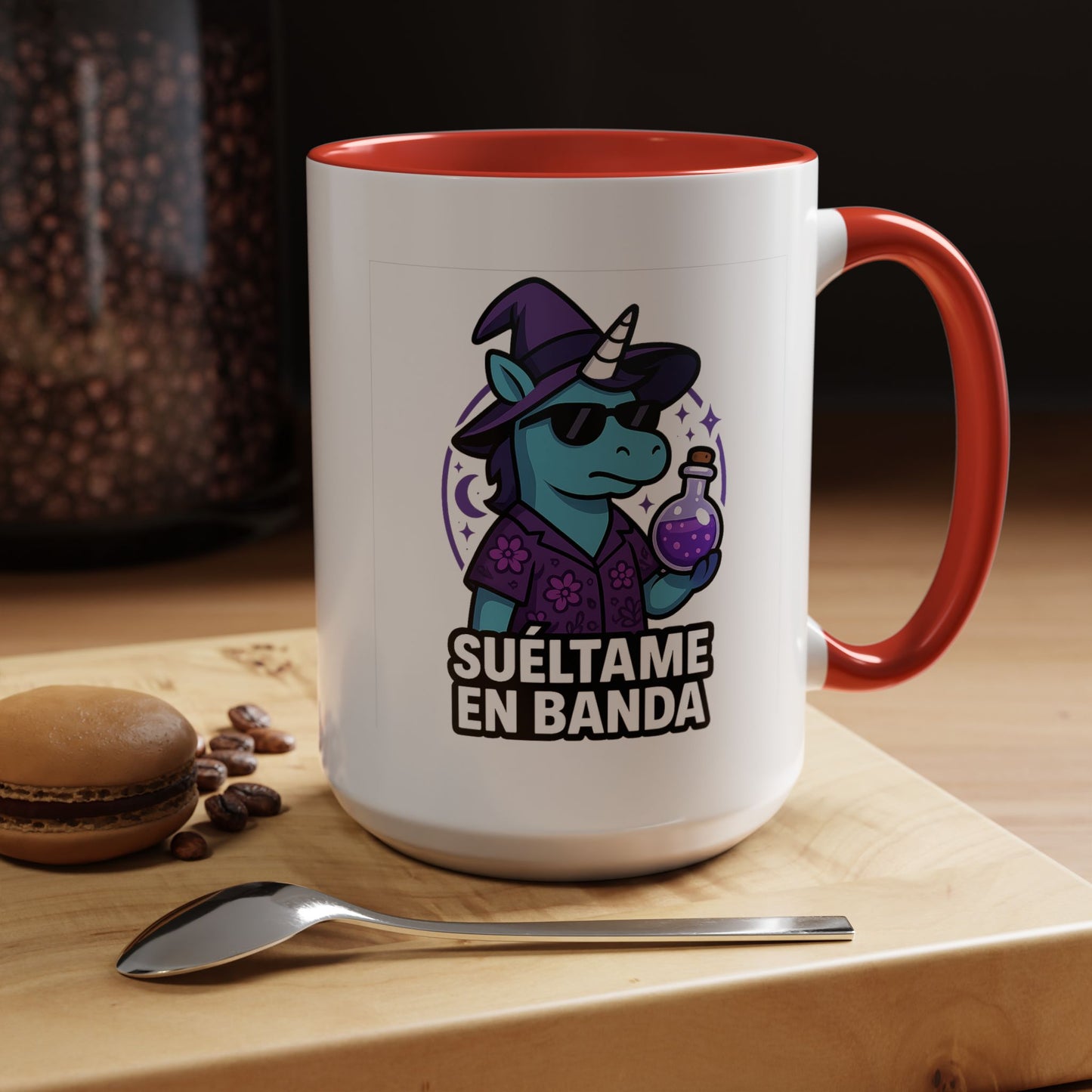 DO - Taza Cerámica 🔮 Suéltame en Banda (Edición Bruja Pasiva-Aggresiva)