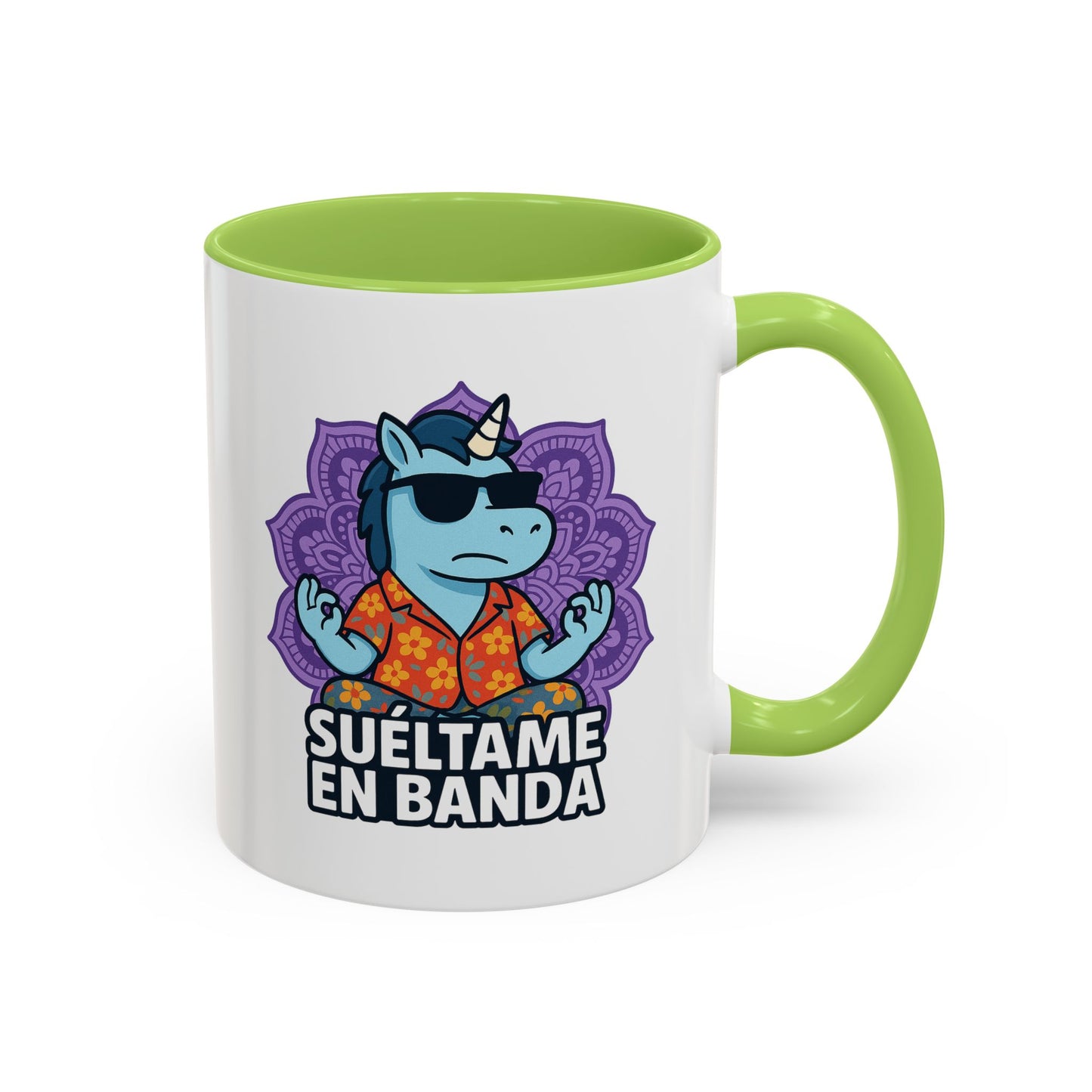 DO - Taza Cerámica🧘🏽♂️ Suéltame en Banda (Edición Mandala)