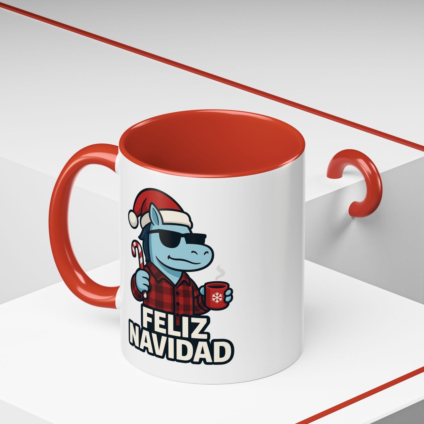 DO - Taza Cerámica🎄Navidad - FELIZ NAVIDAD con Flow ☕🎅🏽