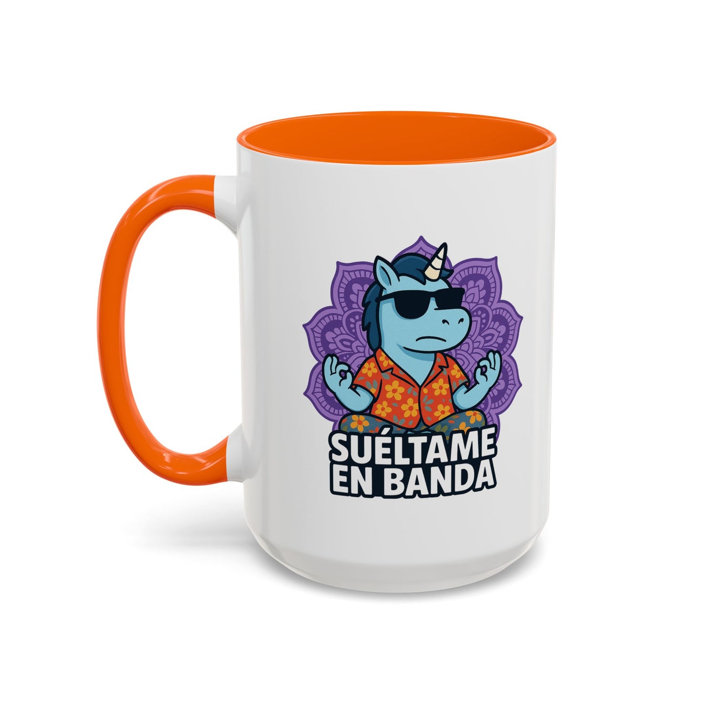 DO - Taza Cerámica🧘🏽♂️ Suéltame en Banda (Edición Mandala)