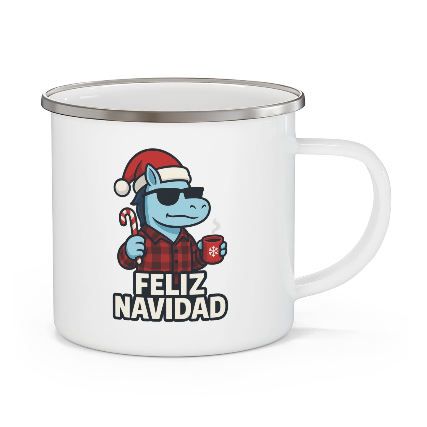 DO - Taza metálica 🎄FELIZ NAVIDAD con Flow ☕🎅🏽