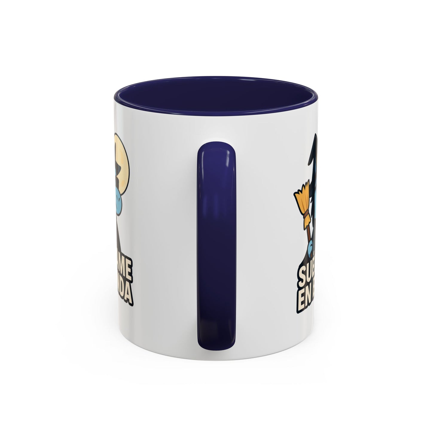 DO - Taza Cerámica 🧹Suéltame en Banda (Edición Bruja Fría y Lejana)