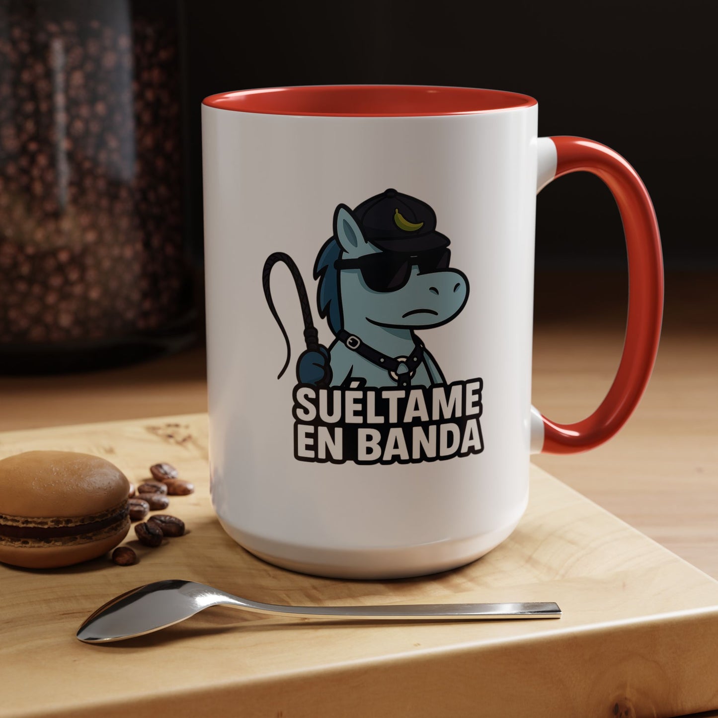 DO - Taza Cerámica - Suéltame en Banda: Cuero