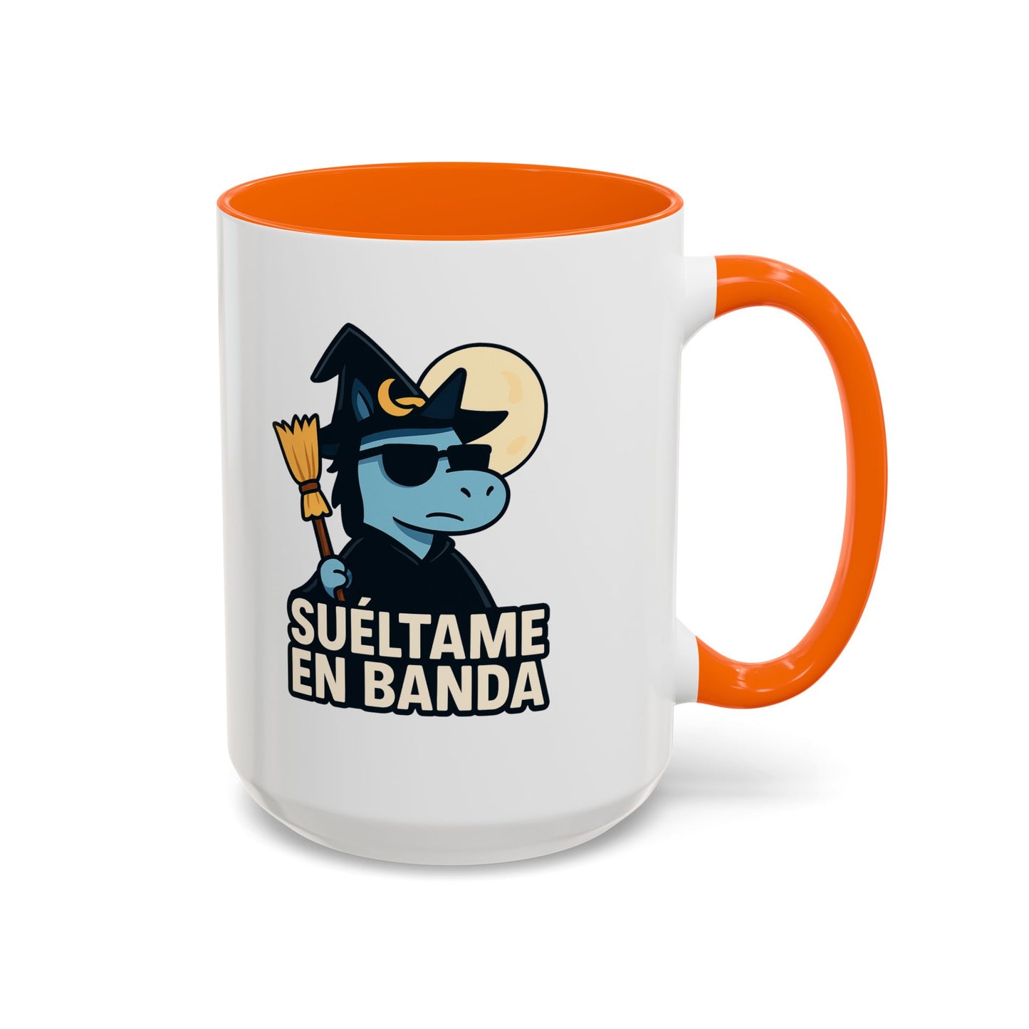 DO - Taza Cerámica 🧹Suéltame en Banda (Edición Bruja Fría y Lejana)