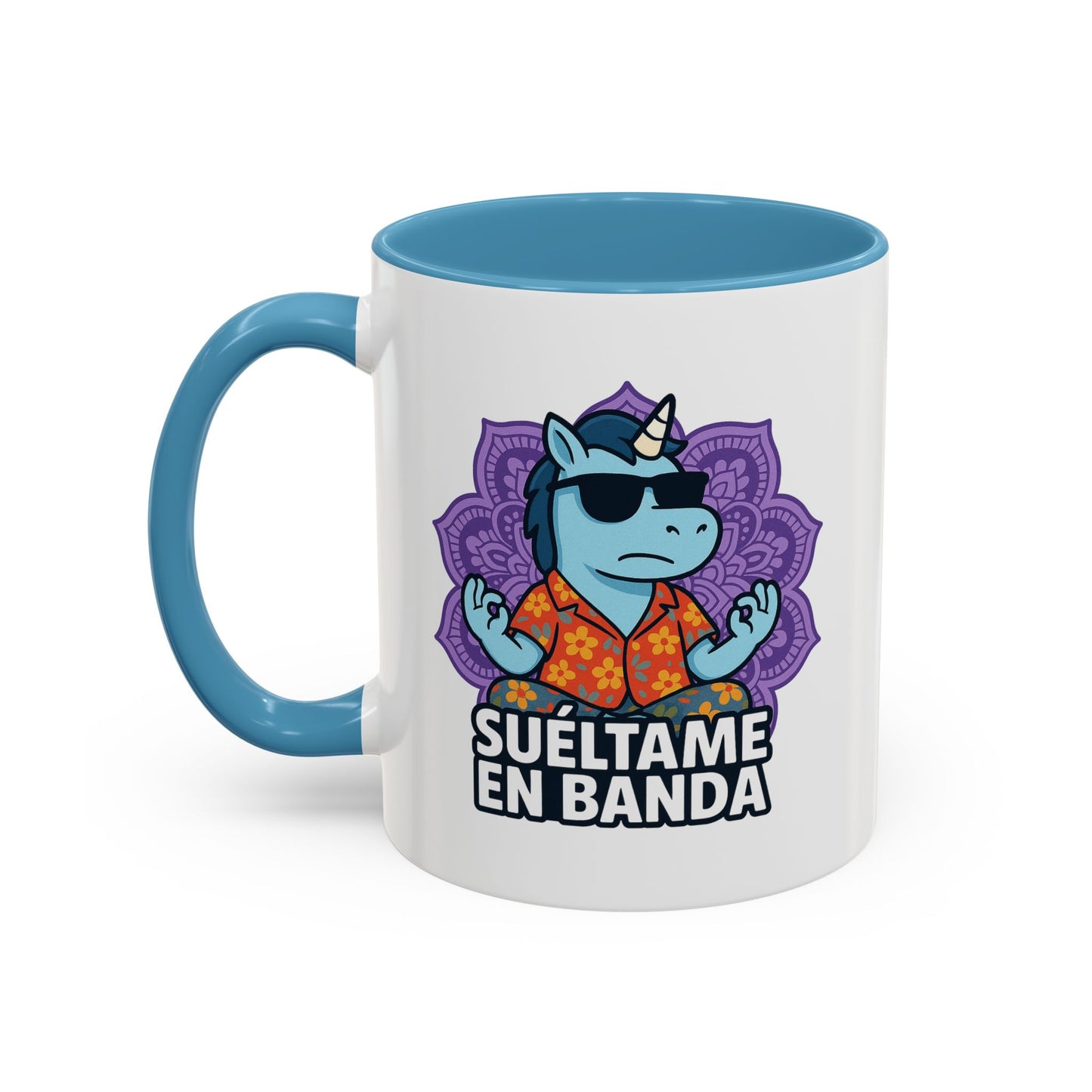 DO - Taza Cerámica🧘🏽♂️ Suéltame en Banda (Edición Mandala)