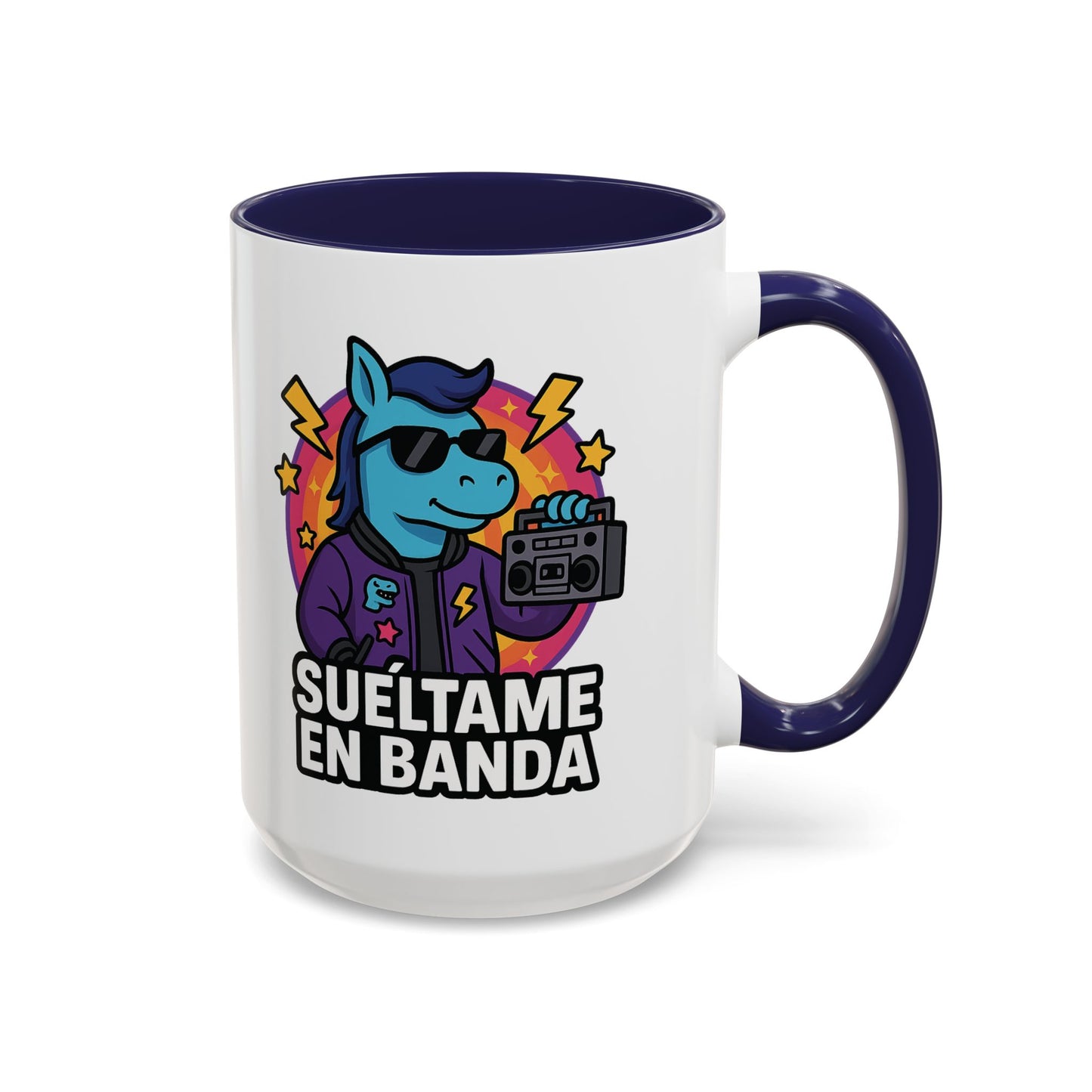 DO - Taza Cerámica 📻 Suéltame en Banda (Reset BoomBox)