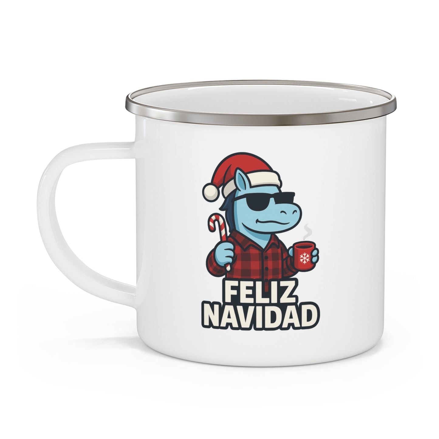 DO - Taza metálica 🎄FELIZ NAVIDAD con Flow ☕🎅🏽