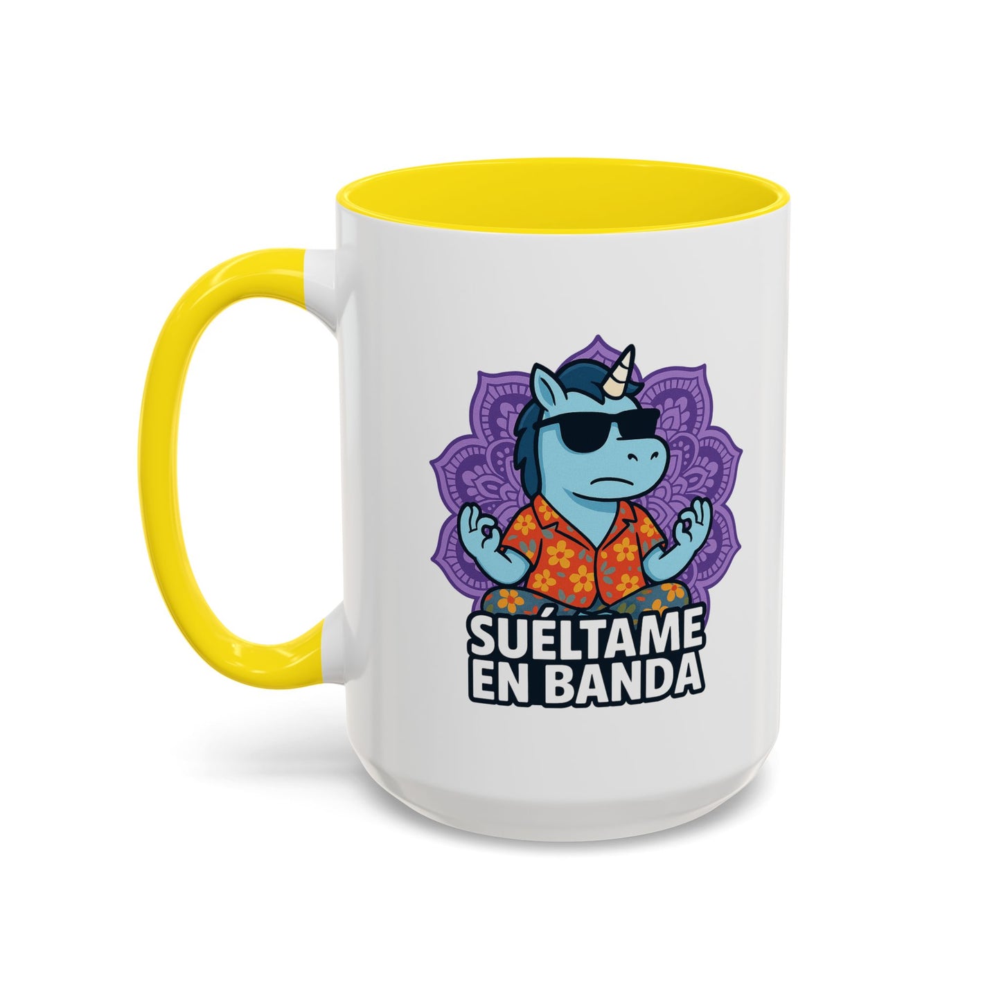 DO - Taza Cerámica🧘🏽♂️ Suéltame en Banda (Edición Mandala)