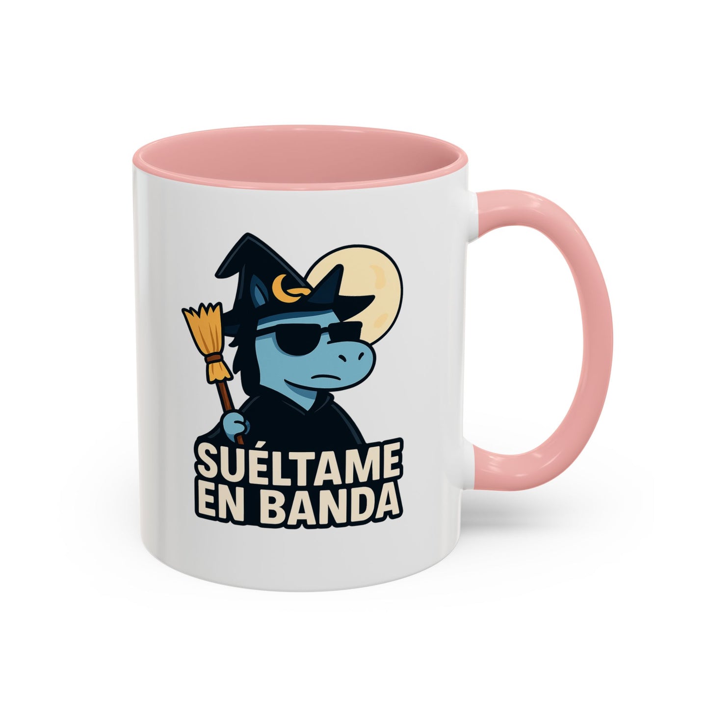 DO - Taza Cerámica 🧹Suéltame en Banda (Edición Bruja Fría y Lejana)