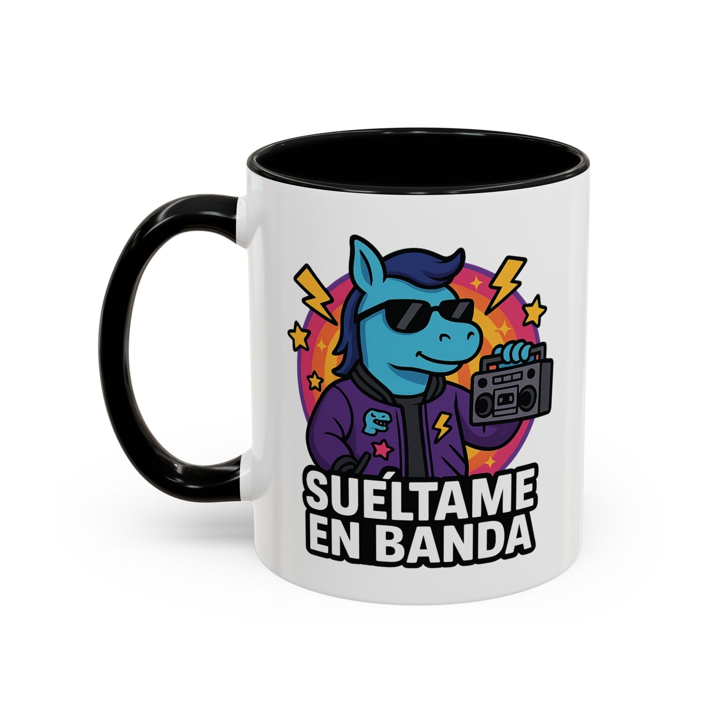 DO - Taza Cerámica 📻 Suéltame en Banda (Reset BoomBox)