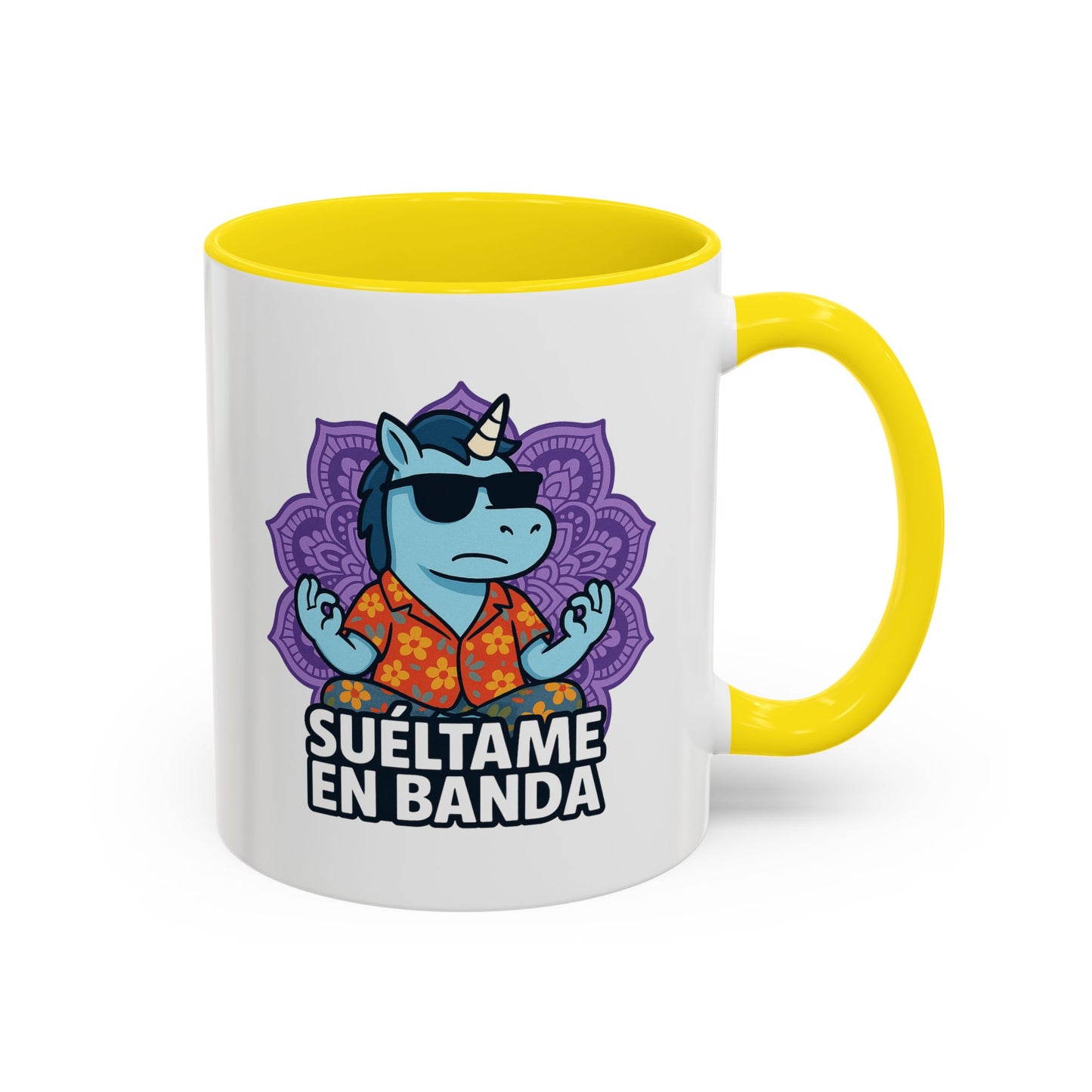 DO - Taza Cerámica🧘🏽♂️ Suéltame en Banda (Edición Mandala)