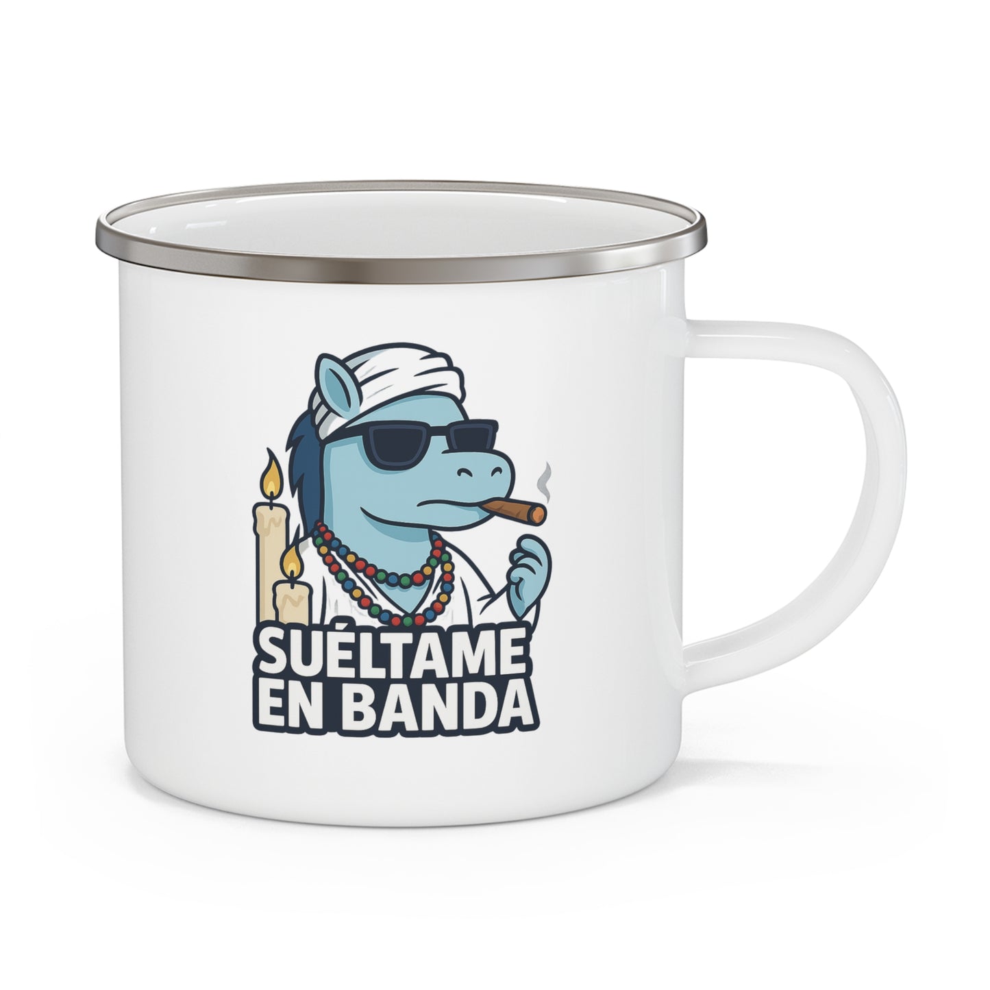 DO - Taza metálica - Suéltame en Banda Santería Edition