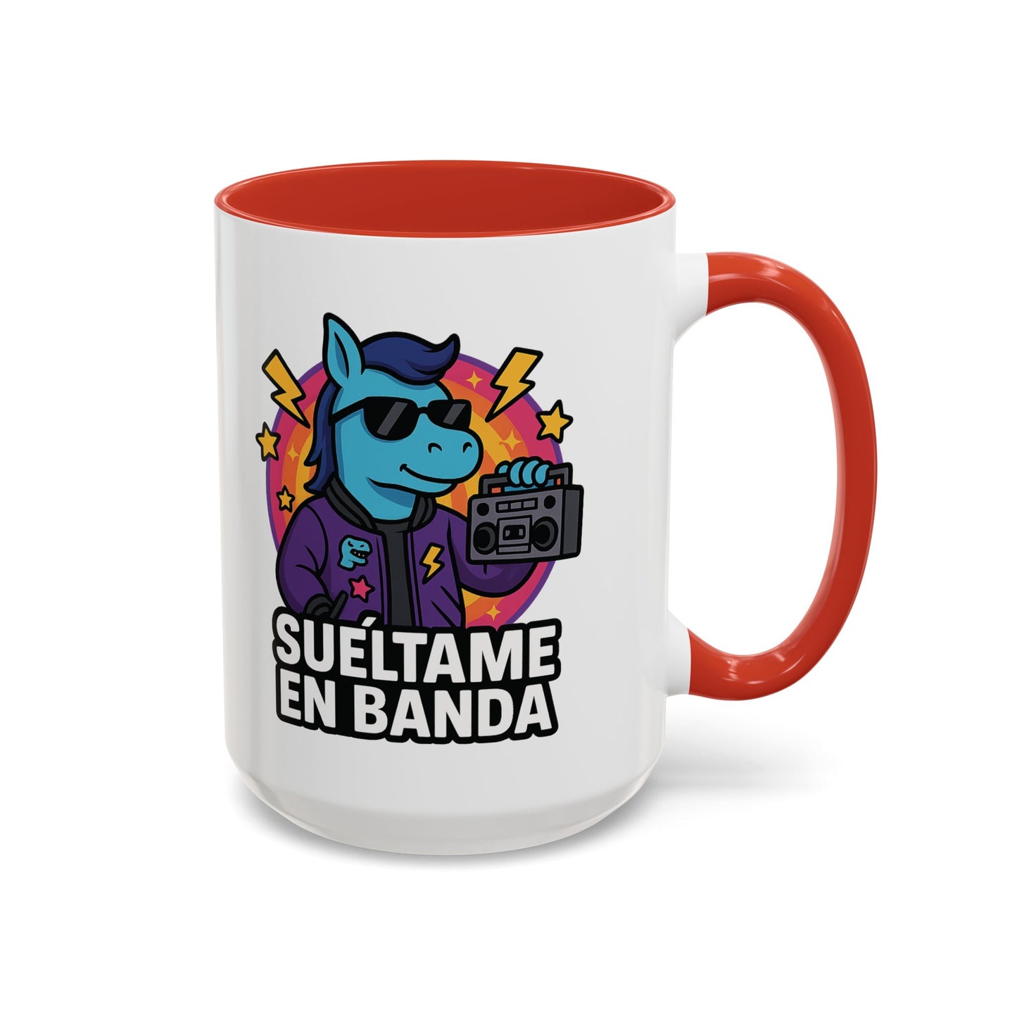 DO - Taza Cerámica 📻 Suéltame en Banda (Reset BoomBox)