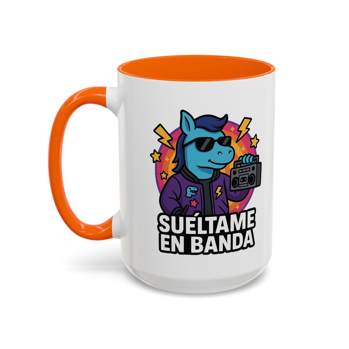DO - Taza Cerámica 📻 Suéltame en Banda (Reset BoomBox)
