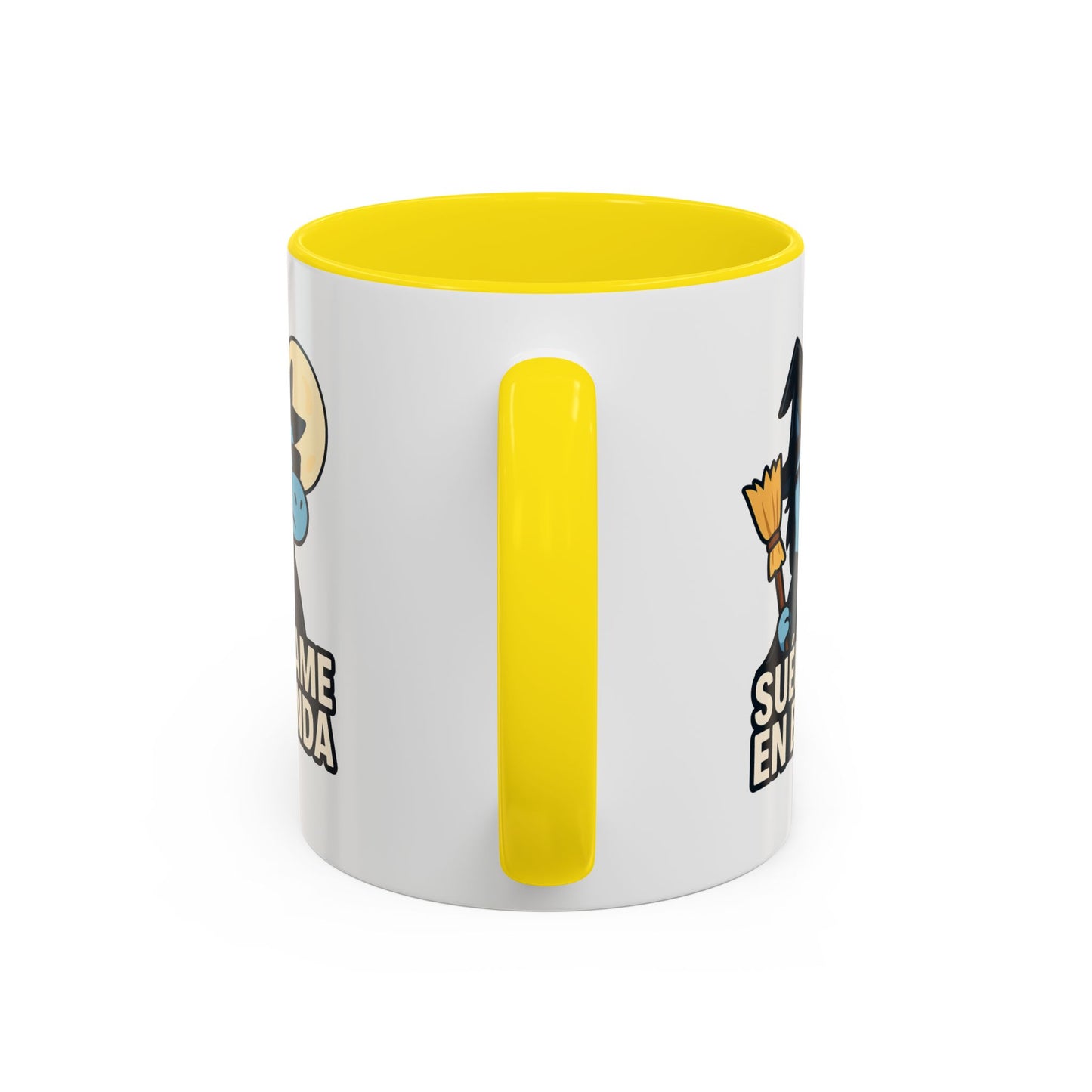 DO - Taza Cerámica 🧹Suéltame en Banda (Edición Bruja Fría y Lejana)