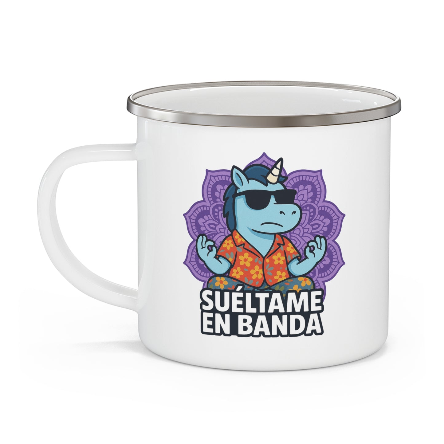 DO - Taza metálica - 🧘🏽♂️ Suéltame en Banda (Edición Mandala)