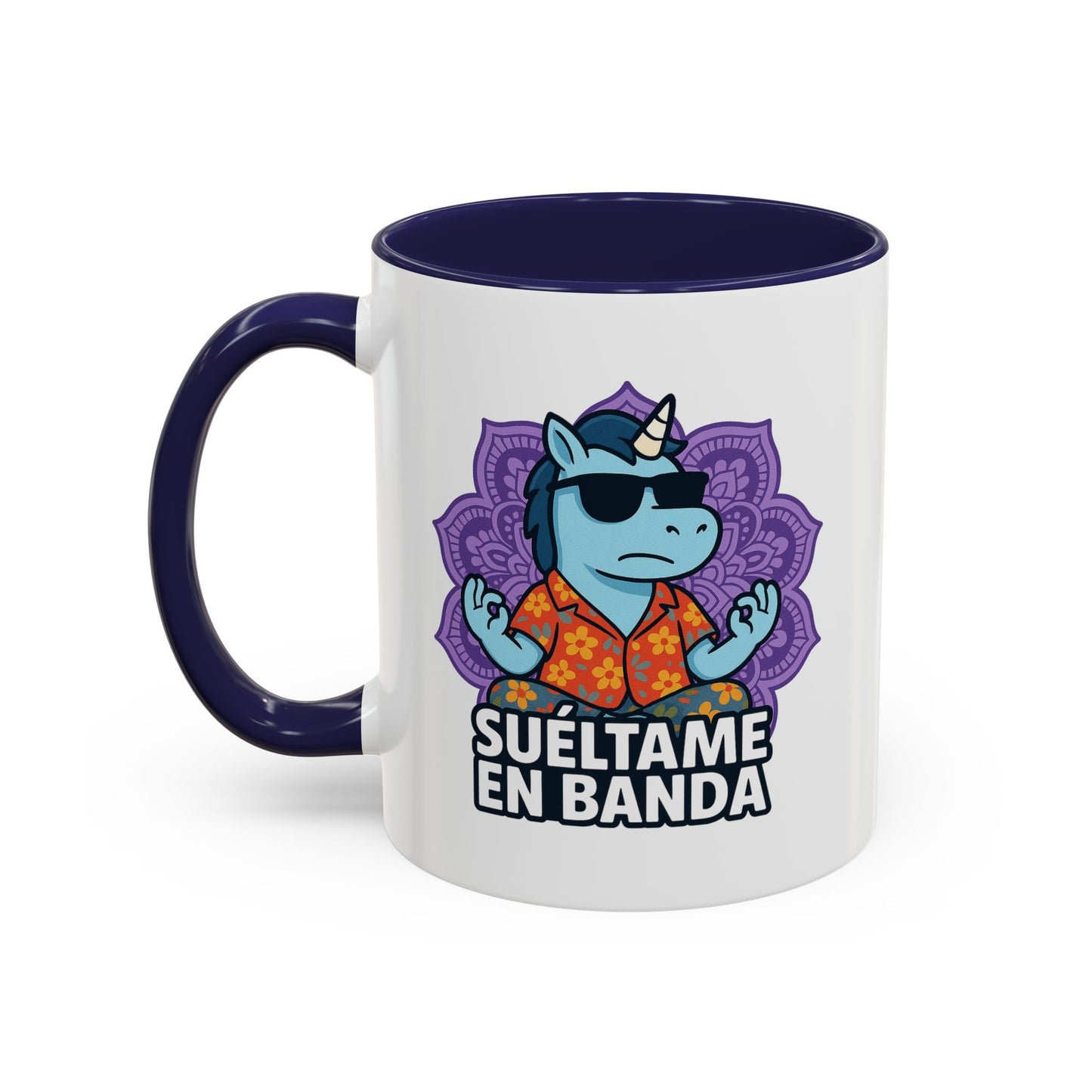 DO - Taza Cerámica🧘🏽♂️ Suéltame en Banda (Edición Mandala)