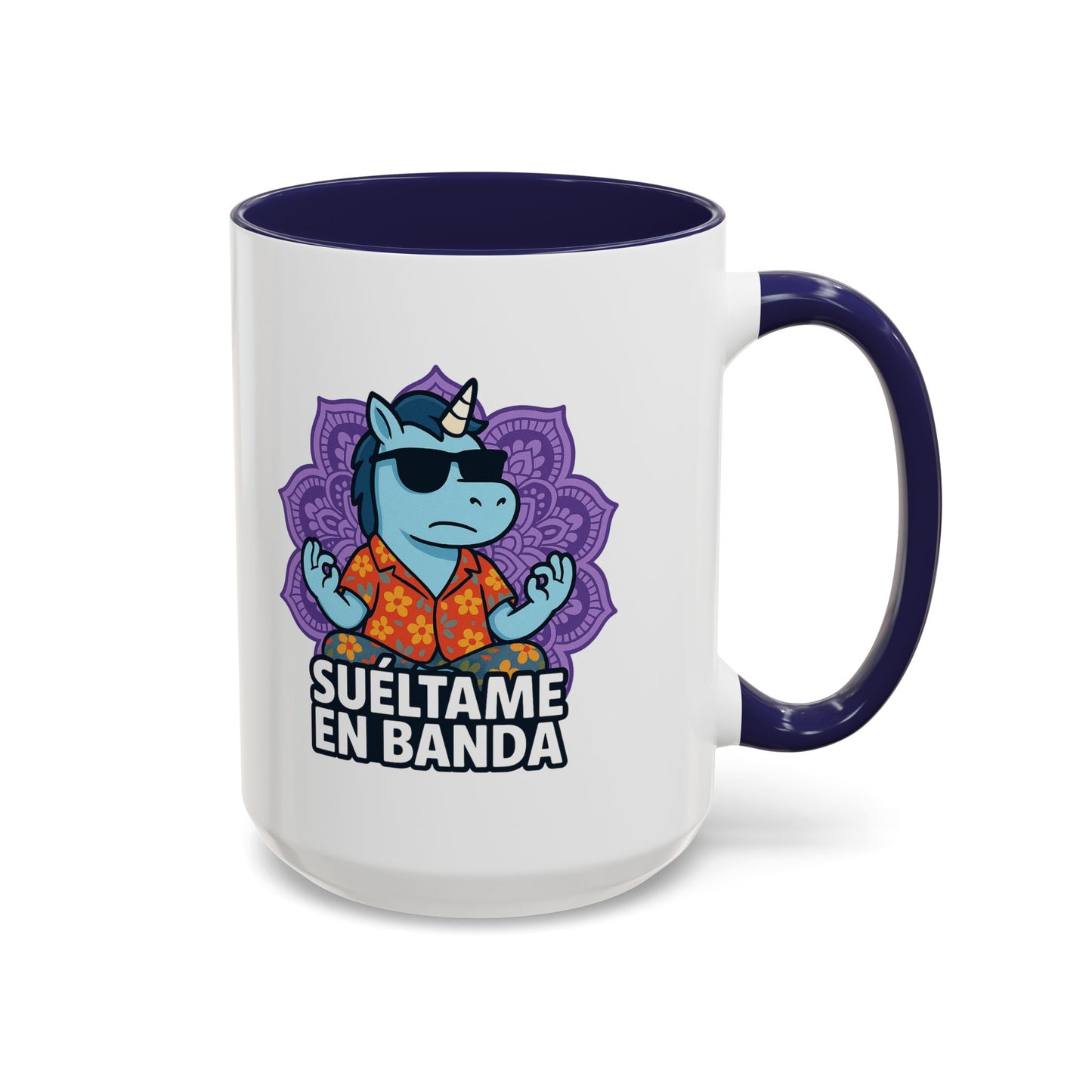 DO - Taza Cerámica🧘🏽♂️ Suéltame en Banda (Edición Mandala)