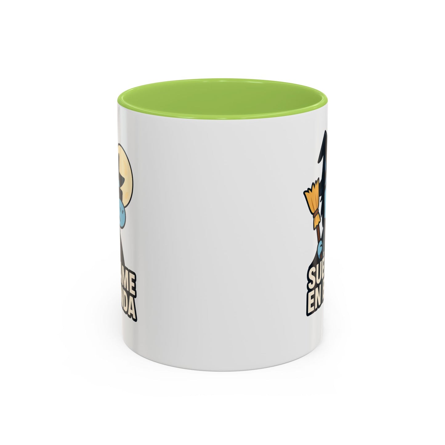 DO - Taza Cerámica 🧹Suéltame en Banda (Edición Bruja Fría y Lejana)