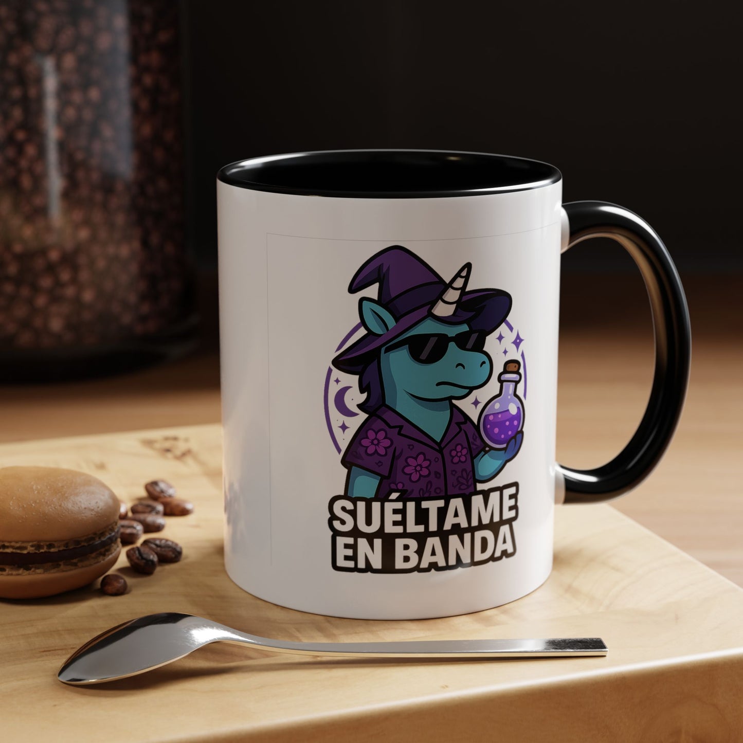 DO - Taza Cerámica 🔮 Suéltame en Banda (Edición Bruja Pasiva-Aggresiva)