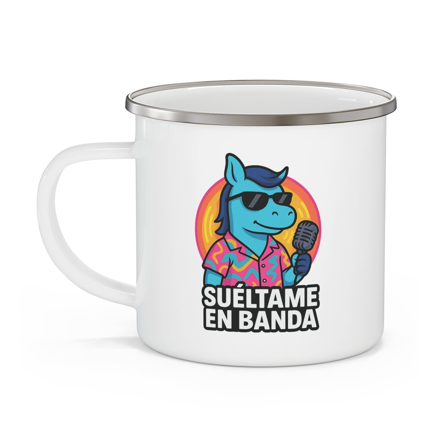 DO - Taza metálica - 🎙️ Suéltame en Banda (Reset Retro Mic)