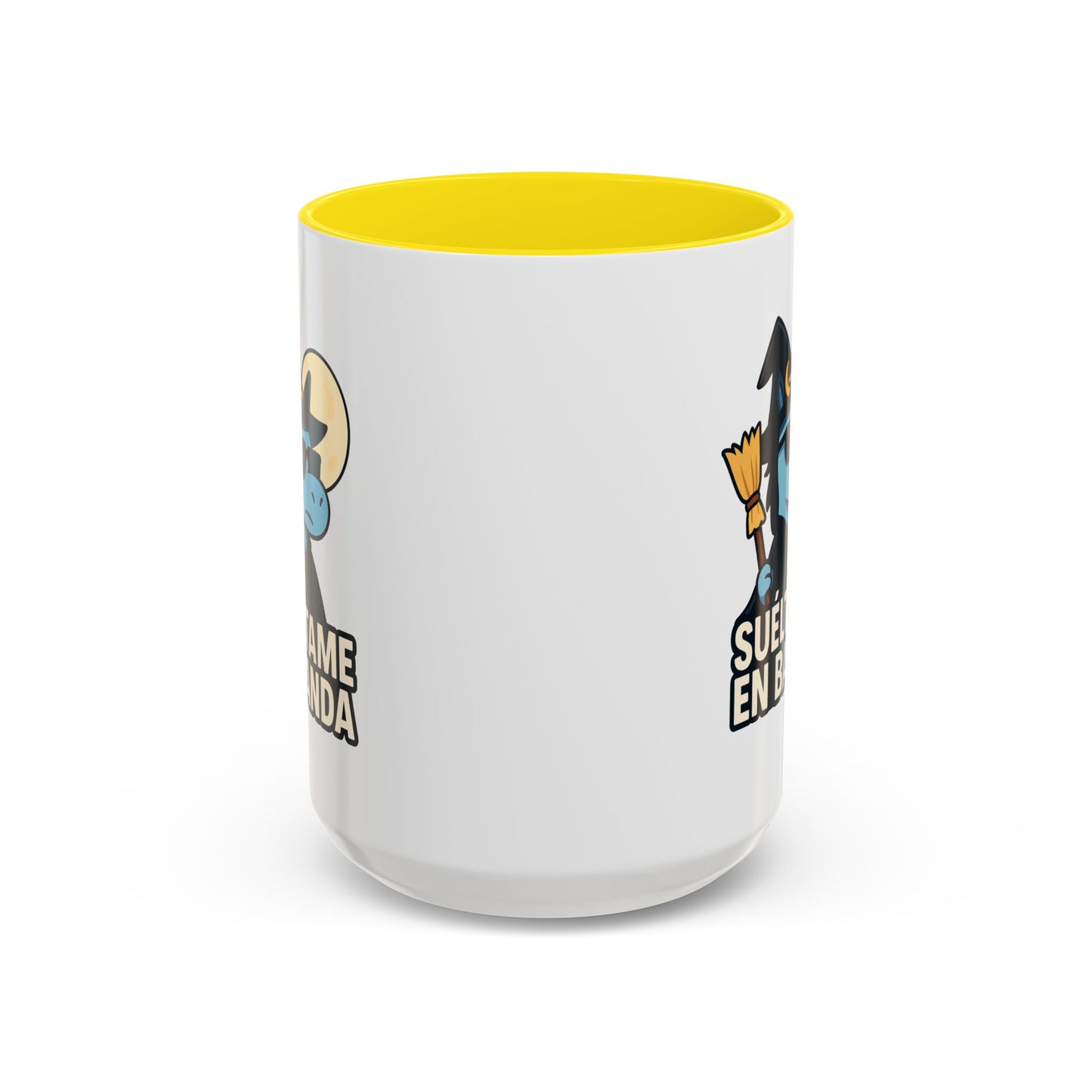 DO - Taza Cerámica 🧹Suéltame en Banda (Edición Bruja Fría y Lejana)