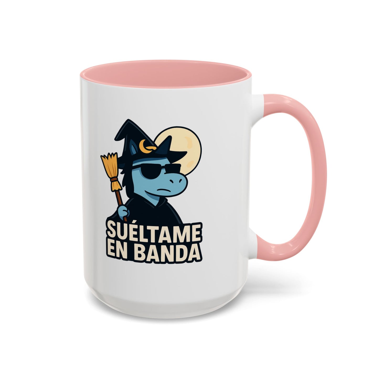 DO - Taza Cerámica 🧹Suéltame en Banda (Edición Bruja Fría y Lejana)