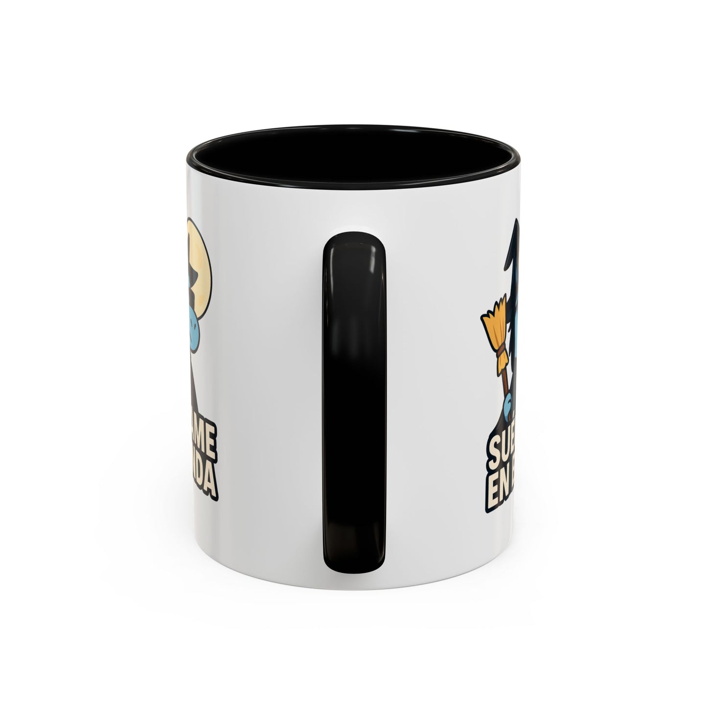 DO - Taza Cerámica 🧹Suéltame en Banda (Edición Bruja Fría y Lejana)