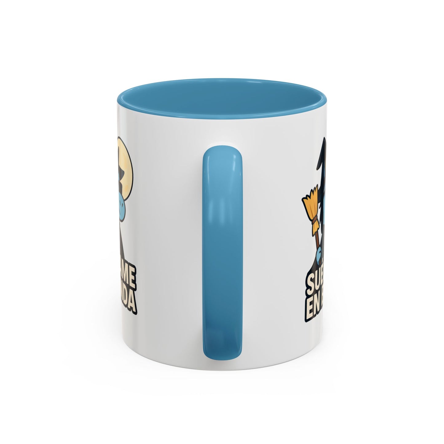 DO - Taza Cerámica 🧹Suéltame en Banda (Edición Bruja Fría y Lejana)