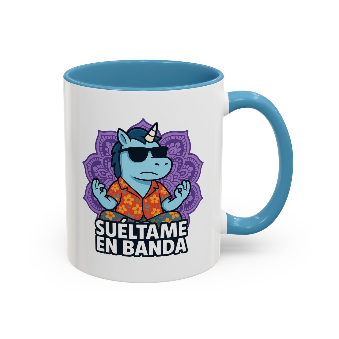 DO - Taza Cerámica🧘🏽♂️ Suéltame en Banda (Edición Mandala)