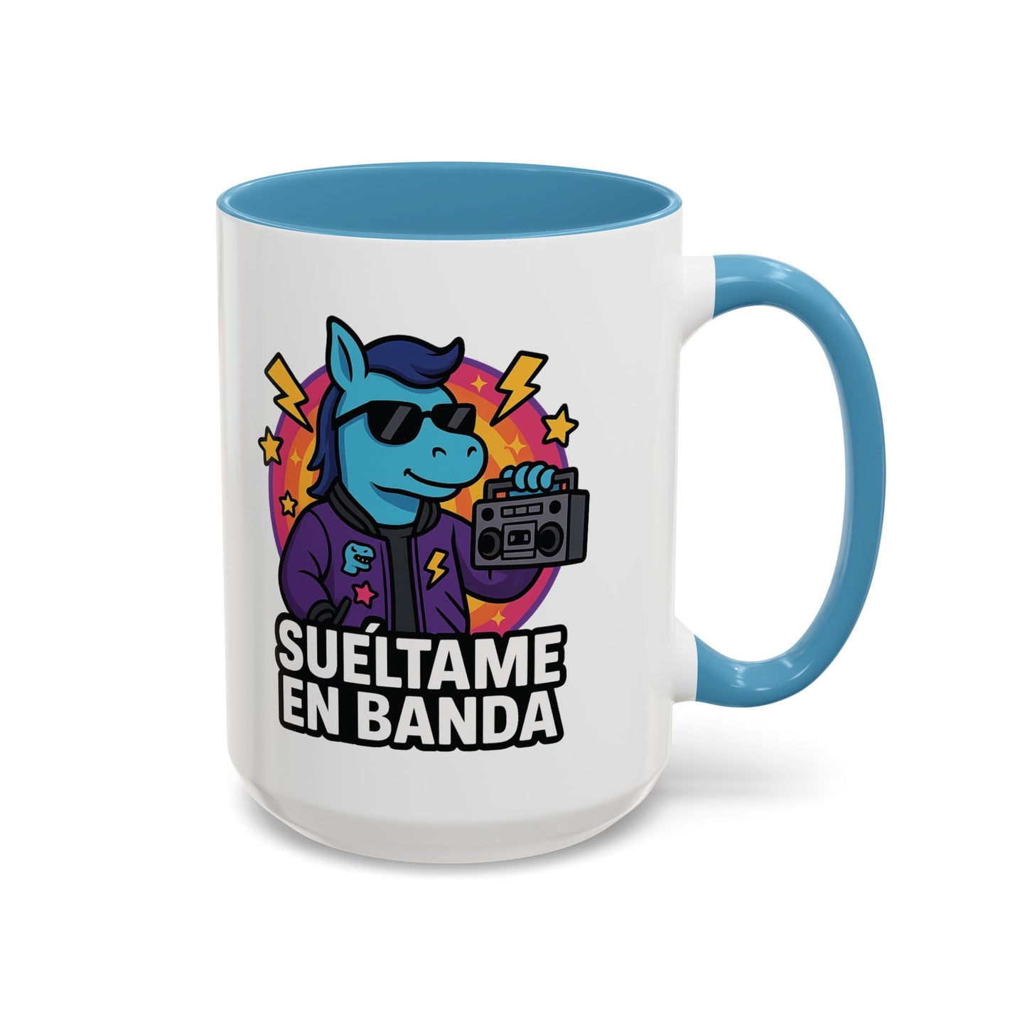 DO - Taza Cerámica 📻 Suéltame en Banda (Reset BoomBox)