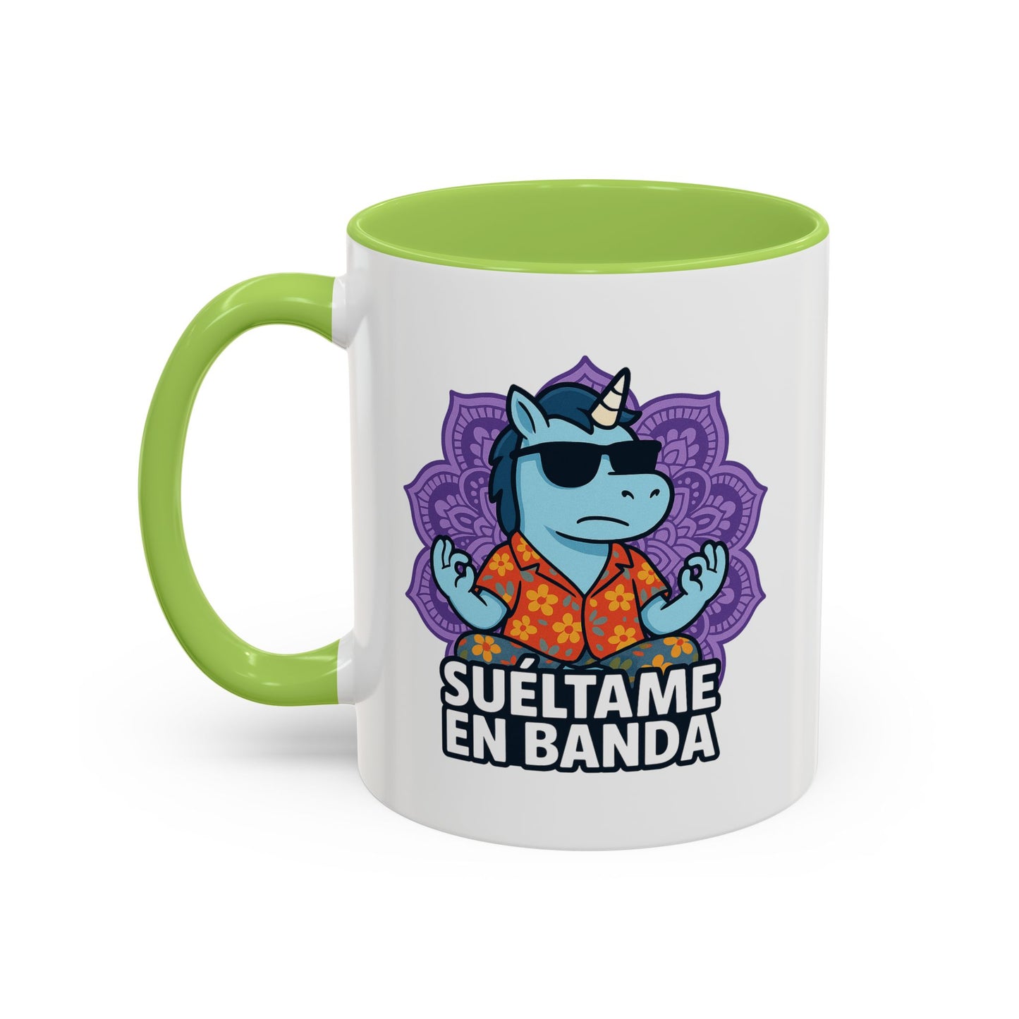 DO - Taza Cerámica🧘🏽♂️ Suéltame en Banda (Edición Mandala)