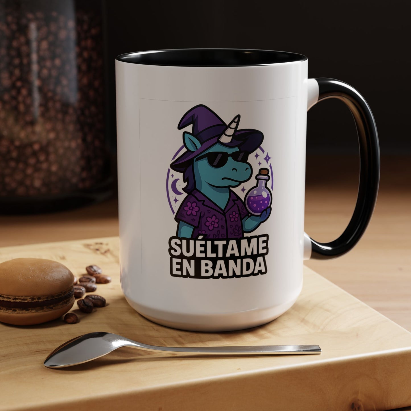 DO - Taza Cerámica 🔮 Suéltame en Banda (Edición Bruja Pasiva-Aggresiva)
