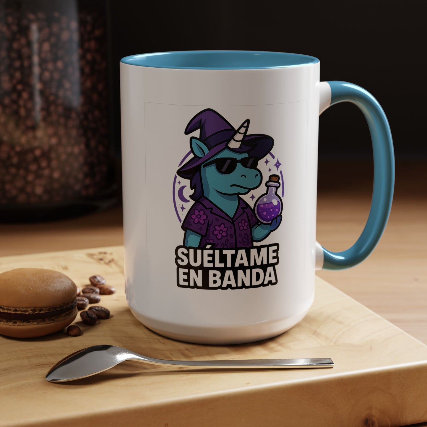 DO - Taza Cerámica 🔮 Suéltame en Banda (Edición Bruja Pasiva-Aggresiva)