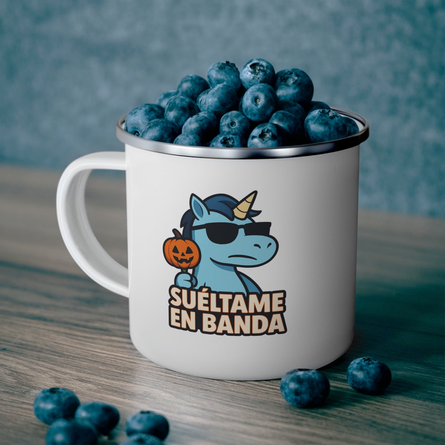 DO - Taza metálica - 🎃 Suéltame en Banda (Edición Halloween 2)
