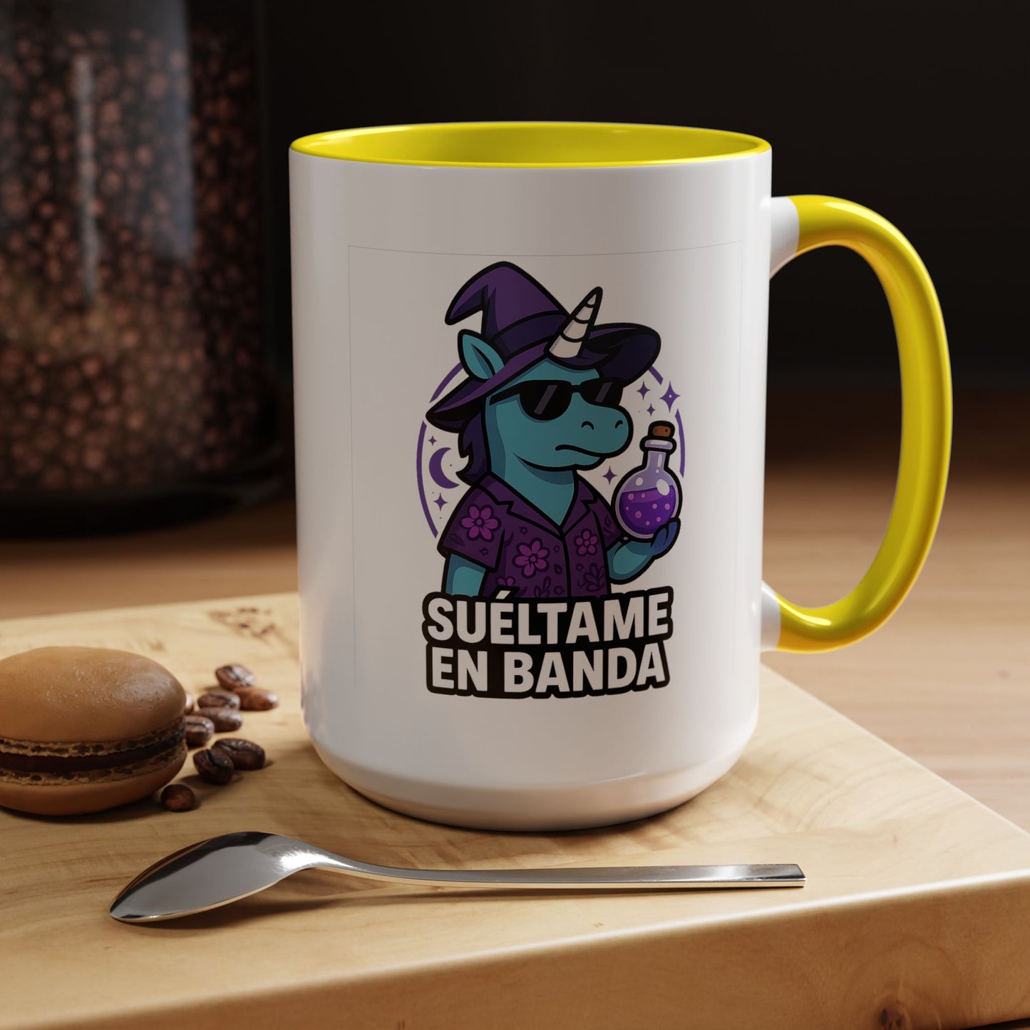 DO - Taza Cerámica 🔮 Suéltame en Banda (Edición Bruja Pasiva-Aggresiva)