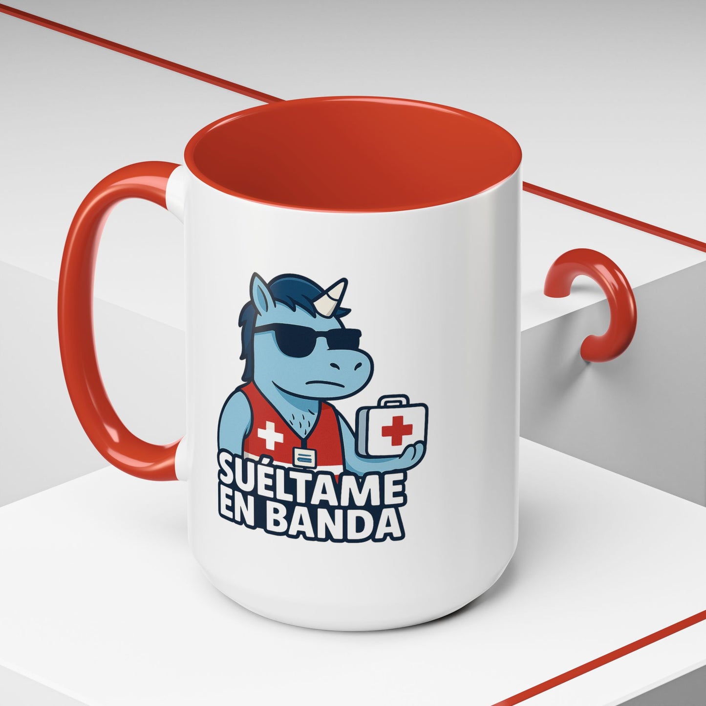 DO - Taza Cerámica - Suéltame en Banda: Humanitario Cruz roja