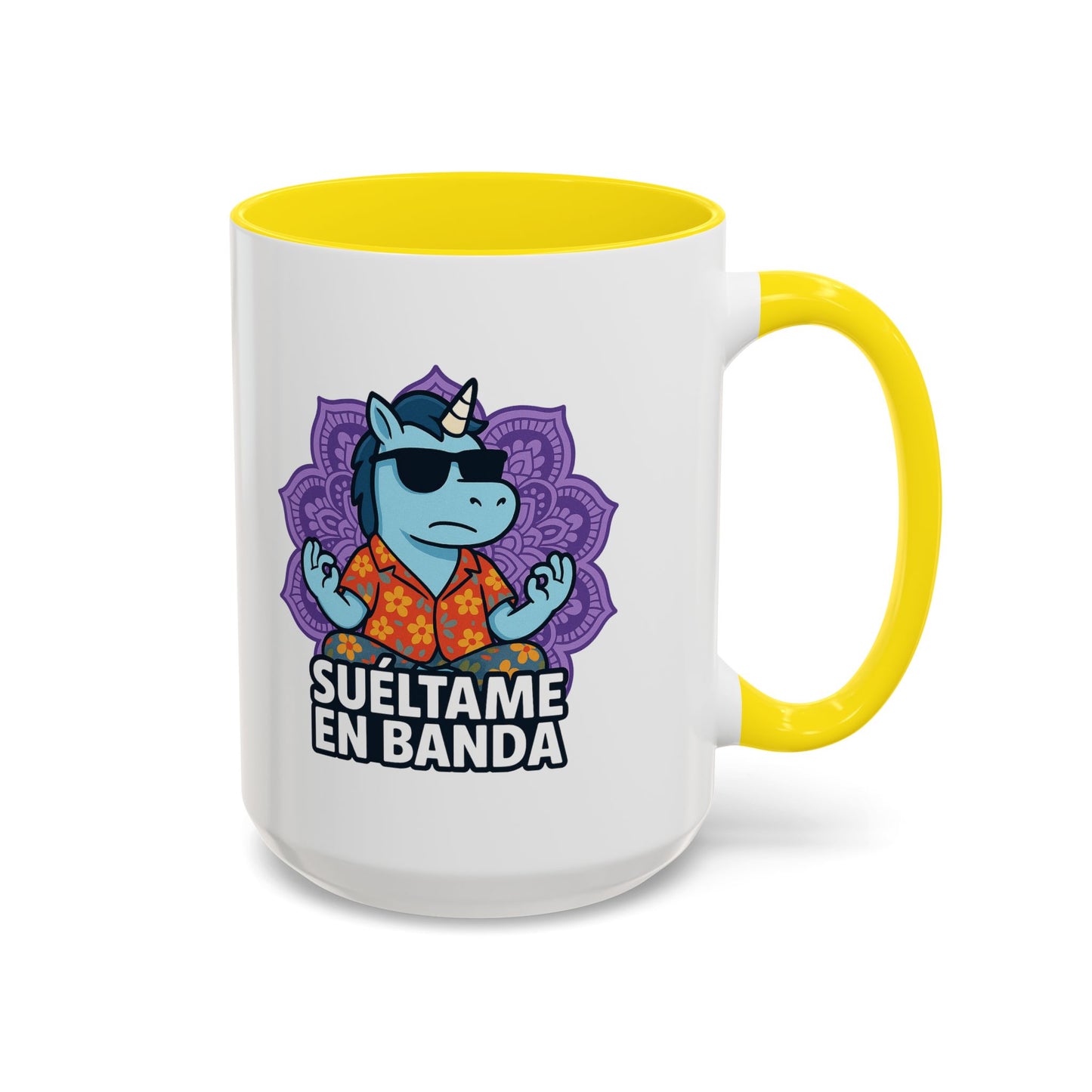 DO - Taza Cerámica🧘🏽♂️ Suéltame en Banda (Edición Mandala)