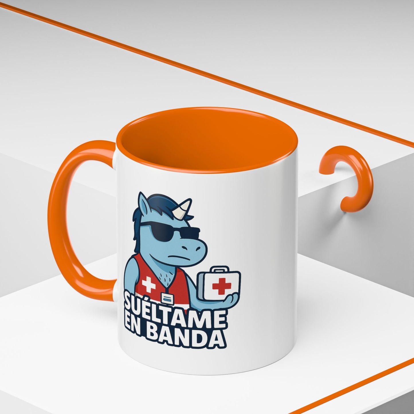 DO - Taza Cerámica - Suéltame en Banda: Humanitario Cruz roja