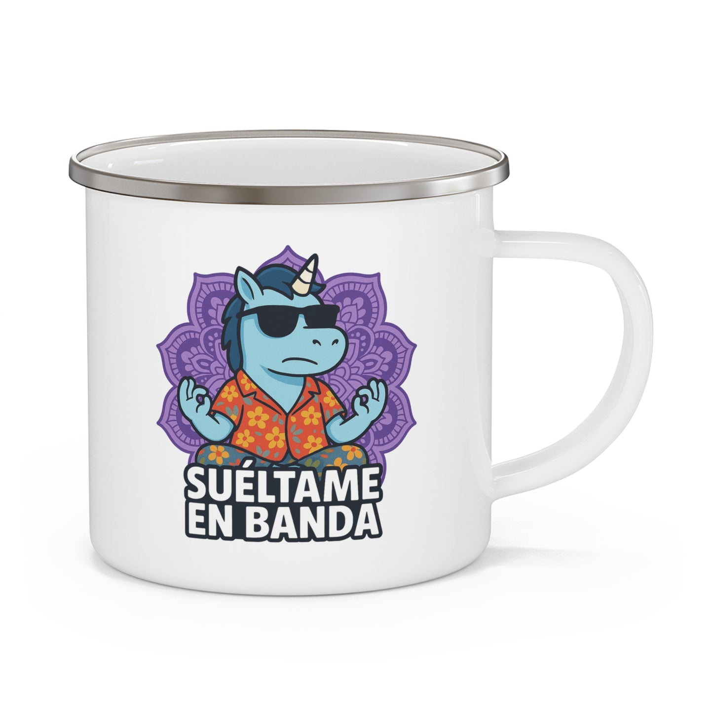 DO - Taza metálica - 🧘🏽♂️ Suéltame en Banda (Edición Mandala)