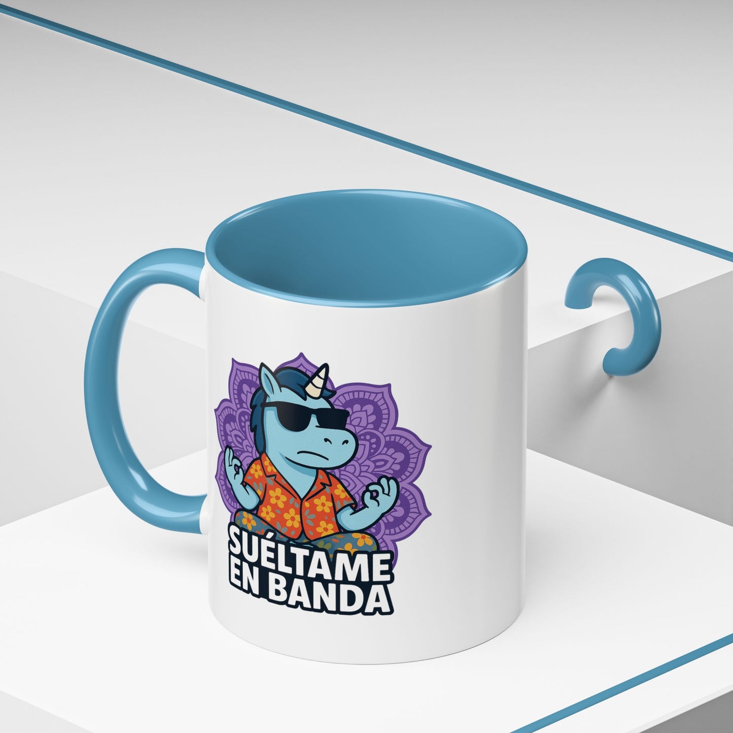 DO - Taza Cerámica🧘🏽♂️ Suéltame en Banda (Edición Mandala)